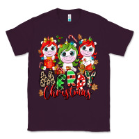 Plum Merry Christmas unicorns Classic Tee - NancyCooperArtShop