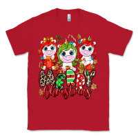 Red Merry Christmas unicorns Classic Tee - NancyCooperArtShop