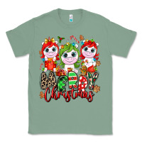 Sage Merry Christmas unicorns Classic Tee - NancyCooperArtShop