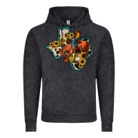 Vintage Black rodeo sunflower texas map Vintage Hoodie - JahusDesignShop