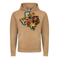Vintage Camel rodeo sunflower texas map Vintage Hoodie - JahusDesignShop