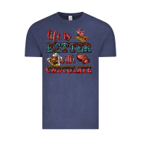Vintage Denim life is better with chocolate Vintage Tee - AdoDesignShop