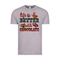 Vintage Zinc life is better with chocolate Vintage Tee - AdoDesignShop