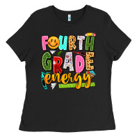 Black fourth grade energy Ladies Tee - texasbilliewilder