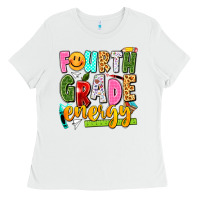 White fourth grade energy Ladies Tee - texasbilliewilder