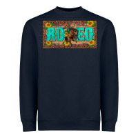Navy western rodeo horse leopard aztek sunflower license plate template Heavyweight Sweatshirt - BarkalooDesign