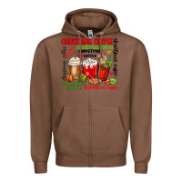 Chestnut Christmas coffee Zipper Hoodie - MaliasSmallBusiness