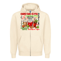 Sandshell Christmas coffee Zipper Hoodie - MaliasSmallBusiness