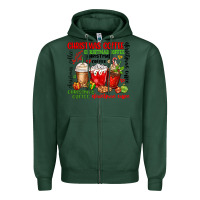Christmas Coffee Zipper Hoodie | Teevron