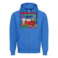 True Royal Christmas coffee Zipper Hoodie - MaliasSmallBusiness
