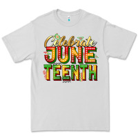 Dove Grey Celebrate juneteenth Premium Tee - Zillion Design Studio