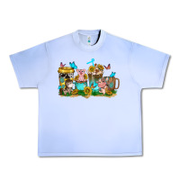 Grape Ice farm cute animals with sunflower coffee cups Urban Heavy Tee - NancyCooperArtShop