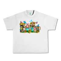 Lunar Rock farm cute animals with sunflower coffee cups Urban Heavy Tee - NancyCooperArtShop
