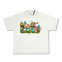 Pistachio farm cute animals with sunflower coffee cups Urban Heavy Tee - NancyCooperArtShop