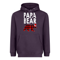 Plum Papa Bear Heavyweight Hoodie - Bettercallsaul