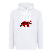 White Papa Bear Heavyweight Hoodie - Bettercallsaul