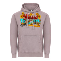 Vintage Zinc blessed teacher Vintage Hoodie - RanaPortraitStore