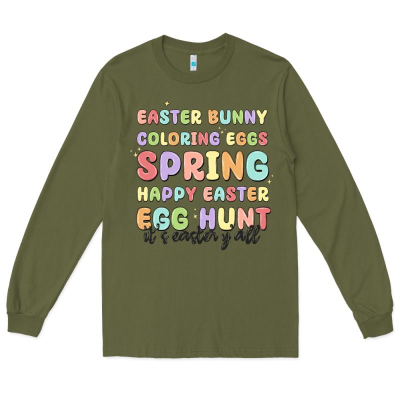 Easter Bunny Spring Long Sleeve Tee by MaliasSmallBusiness | Teevron