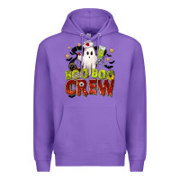 Purple Boo Boo Crew Nurse Premium Hoodie - texasbilliewilder