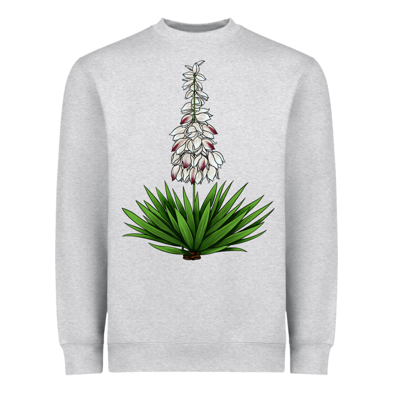 Yucca Flower Iiiustrations Heavyweight Sweatshirt by LillyAllenDesigns | Teevron