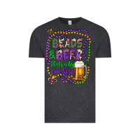 Vintage Black beads & beer that's why i'm here Vintage Tee - Artiststas