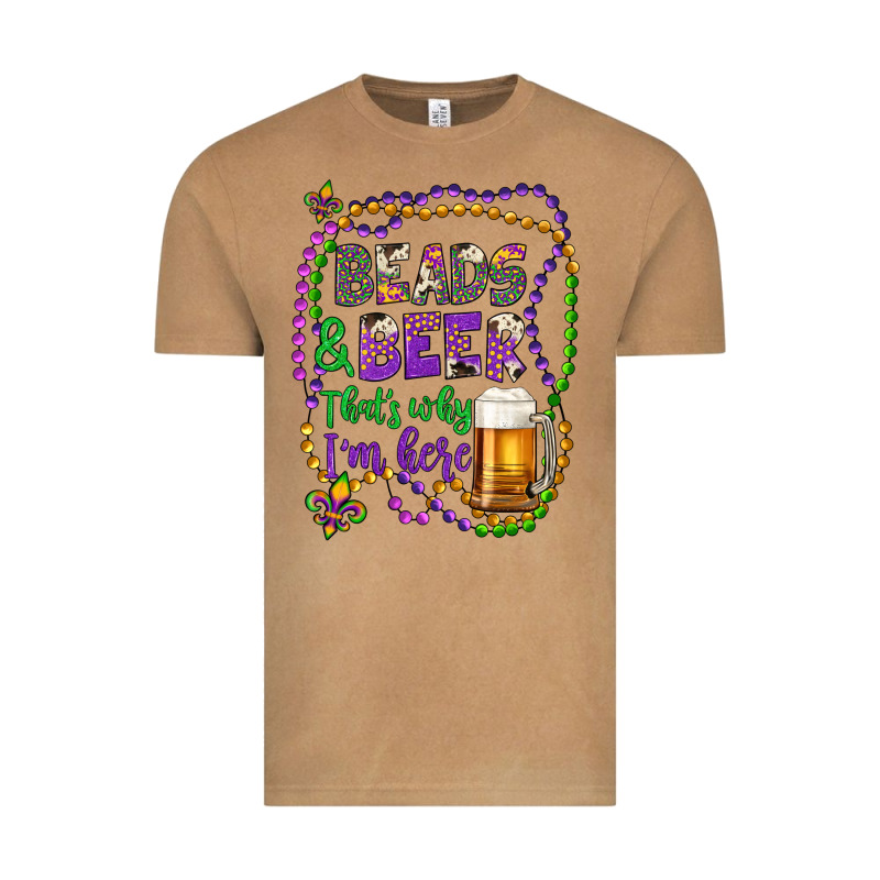 Beads & Beer That's Why I'm Here Vintage Tee by Artiststas | Teevron