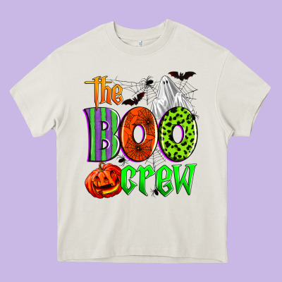 The Boo Crew Heavy Core Tee Designed By Zillion Design Studio
