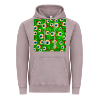 Vintage Zinc halloween eye balls seamless pattern Vintage Hoodie - BundleAndBundleShop