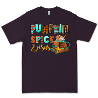 Plum pumpkin spice and jesus Premium Tee - AdoDesignShop