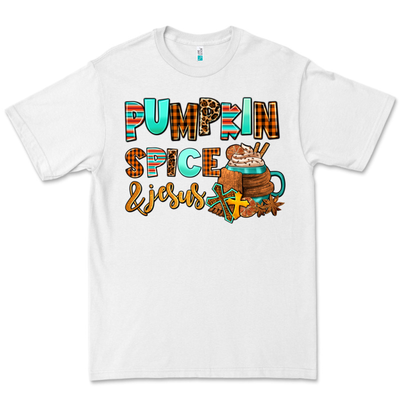 Pumpkin Spice And Jesus Premium Tee by AdoDesignShop | Teevron