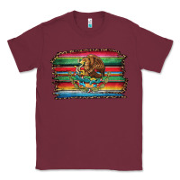 Burgundy serape leopard mexican flag Classic Tee - Jasminsmagicworld