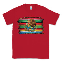 Red serape leopard mexican flag Classic Tee - Jasminsmagicworld