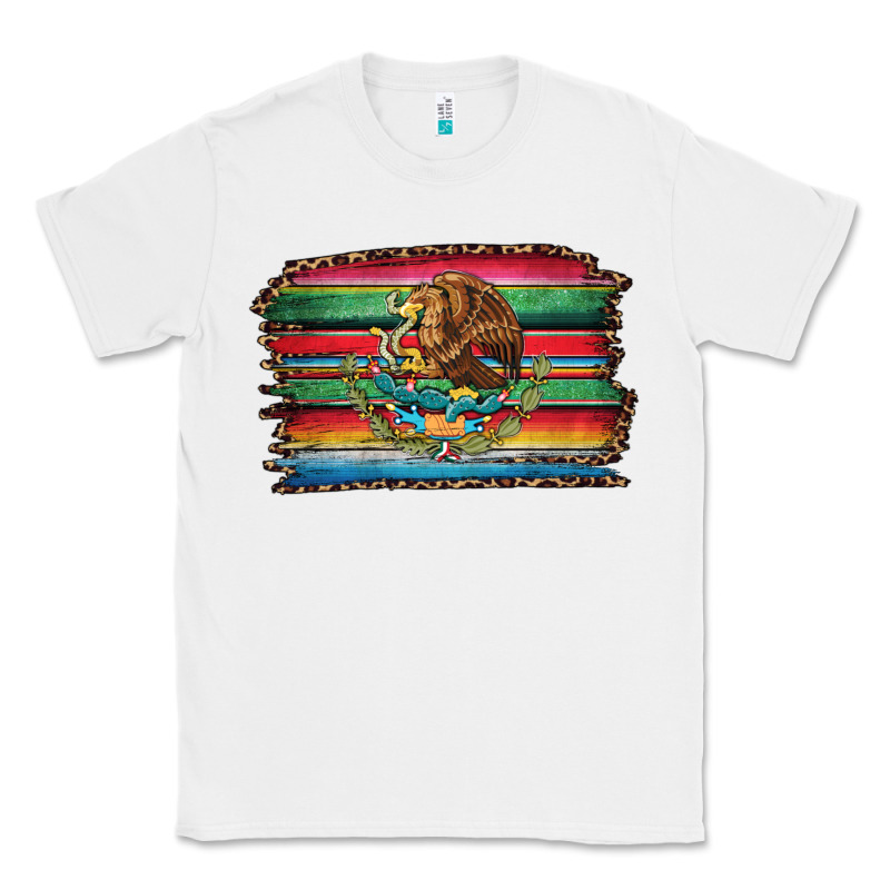 Serape Leopard Mexican Flag Classic Tee by Jasminsmagicworld | Teevron