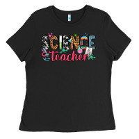 Black science teacher Ladies Tee - Zillion Design Studio