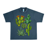 Midnight Navy watercolor cactus bundle preview Urban Heavy Tee - BarkalooDesign