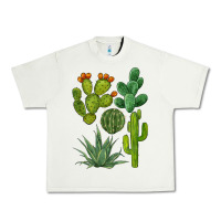 Pistachio watercolor cactus bundle preview Urban Heavy Tee - BarkalooDesign