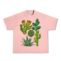 Salmon watercolor cactus bundle preview Urban Heavy Tee - BarkalooDesign
