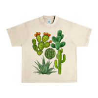 Sandshell watercolor cactus bundle preview Urban Heavy Tee - BarkalooDesign