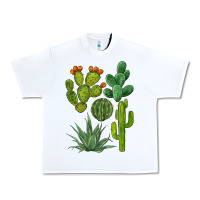 White watercolor cactus bundle preview Urban Heavy Tee - BarkalooDesign