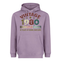 Lavender Vintage 1980 Limited Edition 41 Years Of Being Awesome Heavyweight Hoodie - Bettercallsaul