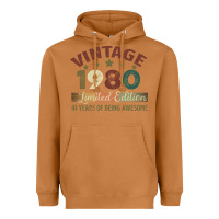 Meerkat Vintage 1980 Limited Edition 41 Years Of Being Awesome Heavyweight Hoodie - Bettercallsaul