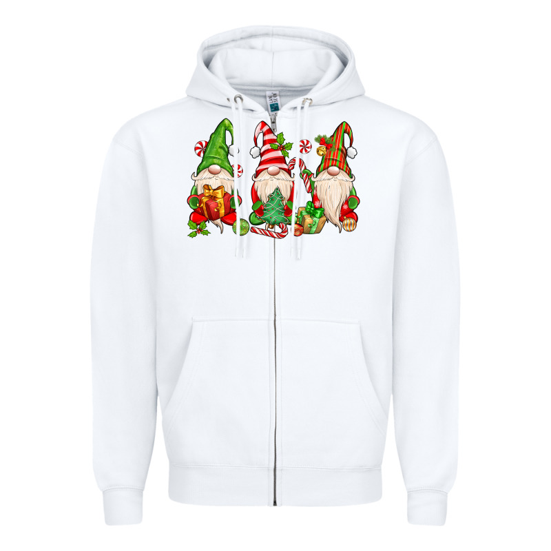 Christmas Gnomes Zipper Hoodie by MaliasSmallBusiness | Teevron