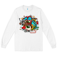 White Christmas sunflower gemstone nurse Long Sleeve Tee - JahusDesignShop