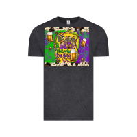 Vintage Black beads & beer that's why i'm here Vintage Tee - Artiststas