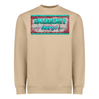 Mushroom western emergency nurse license plate template Heavyweight Sweatshirt - BarkalooDesign
