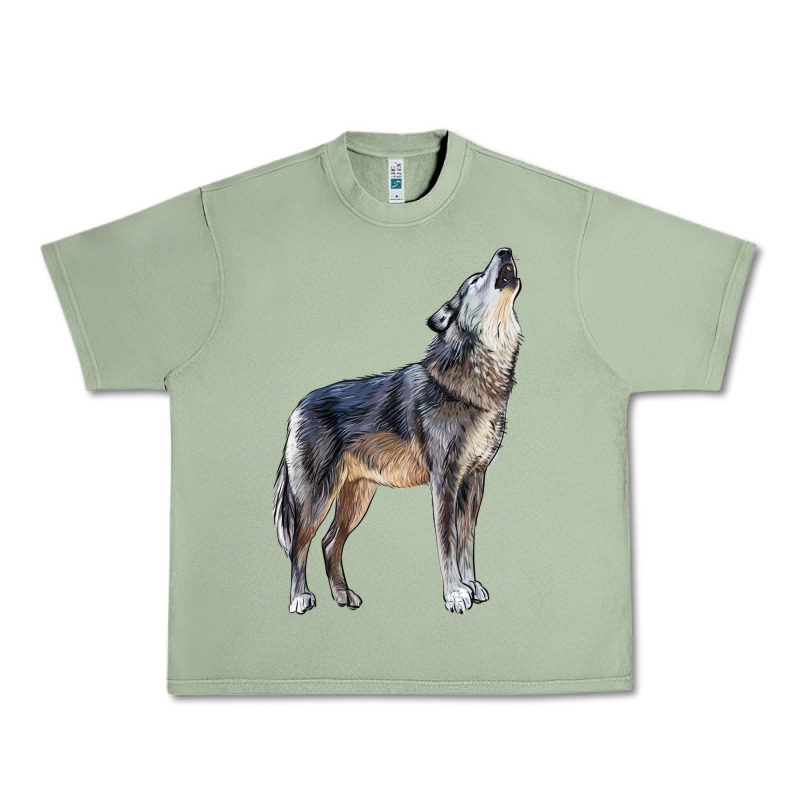 Wolf Urban Heavy Tee by LillyAllenDesigns | Teevron