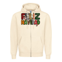 Sandshell feliz navidad Zipper Hoodie - MaliasSmallBusiness