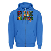 True Royal feliz navidad Zipper Hoodie - MaliasSmallBusiness