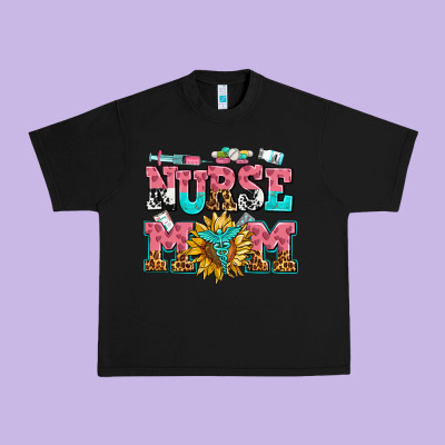 Nurse Mom Urban Heavy Tee Designed By Adodesignshop