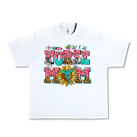 White nurse mom Urban Heavy Tee - AdoDesignShop